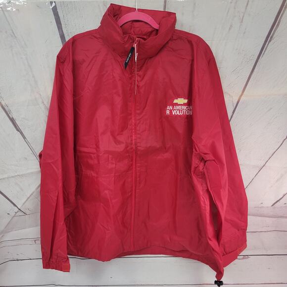 Chevy Chevrolet An American Revolution Red Windbreaker XXL - Picture 2 of 8